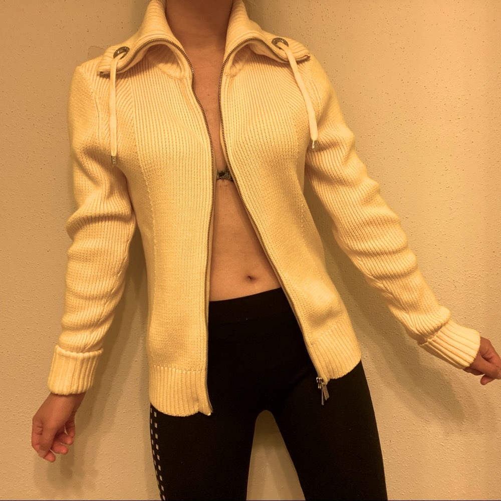 NWT Ralph Lauren Yellow Sweater Jacket